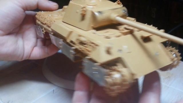 Сборка немецкого среднего танка " Пантера" от компании ZVEZDA ч. II смотреть онлайн