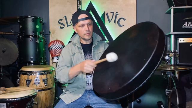 Шаманский Бубен 58см (без Рожек) / Shamanic drum смотреть онлайн