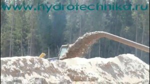 намыв песка земснарядом