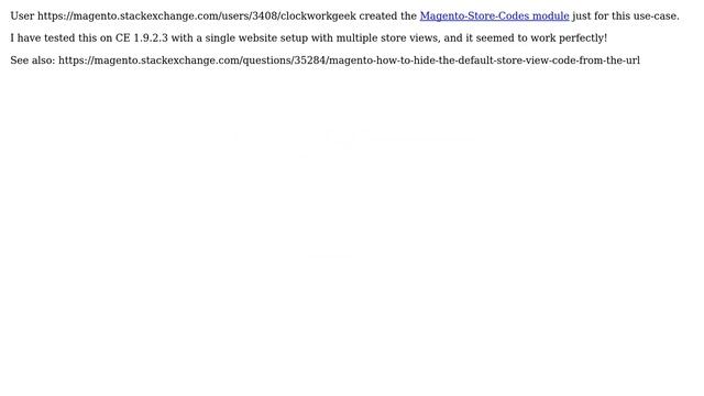Magento: Store code in URL for every store view except for default (5 Solutions!!) смотреть онлайн