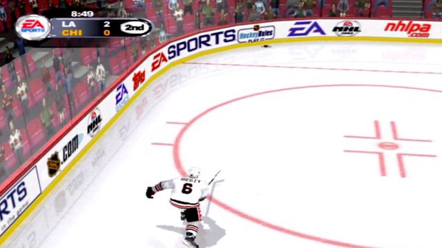NHL 2003 Gameplay Chicago Blackhawks vs Los Angeles Kings смотреть онлайн