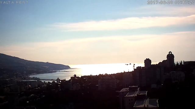 Камера - Ялта, Крым 2017-06-20. День за 5 минут смотреть онлайн