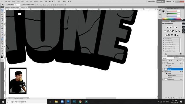 How to make Broke 3D Text effect in Adobe Photoshop | TAGALOG TUTORIAL смотреть онлайн