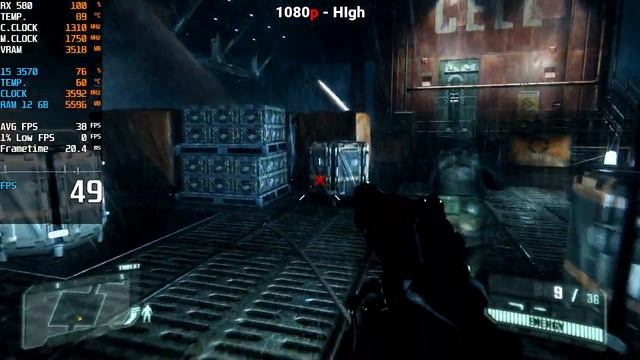 Crysis 3 Remastered | AMD RX 580 + i5 3570 | 1080p, Medium, High смотреть онлайн