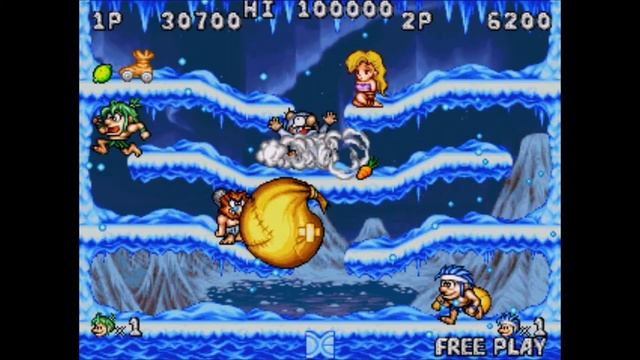 Johnny Turbo's Arcade: Joe and Mac Returns Gameplay | Switch смотреть онлайн