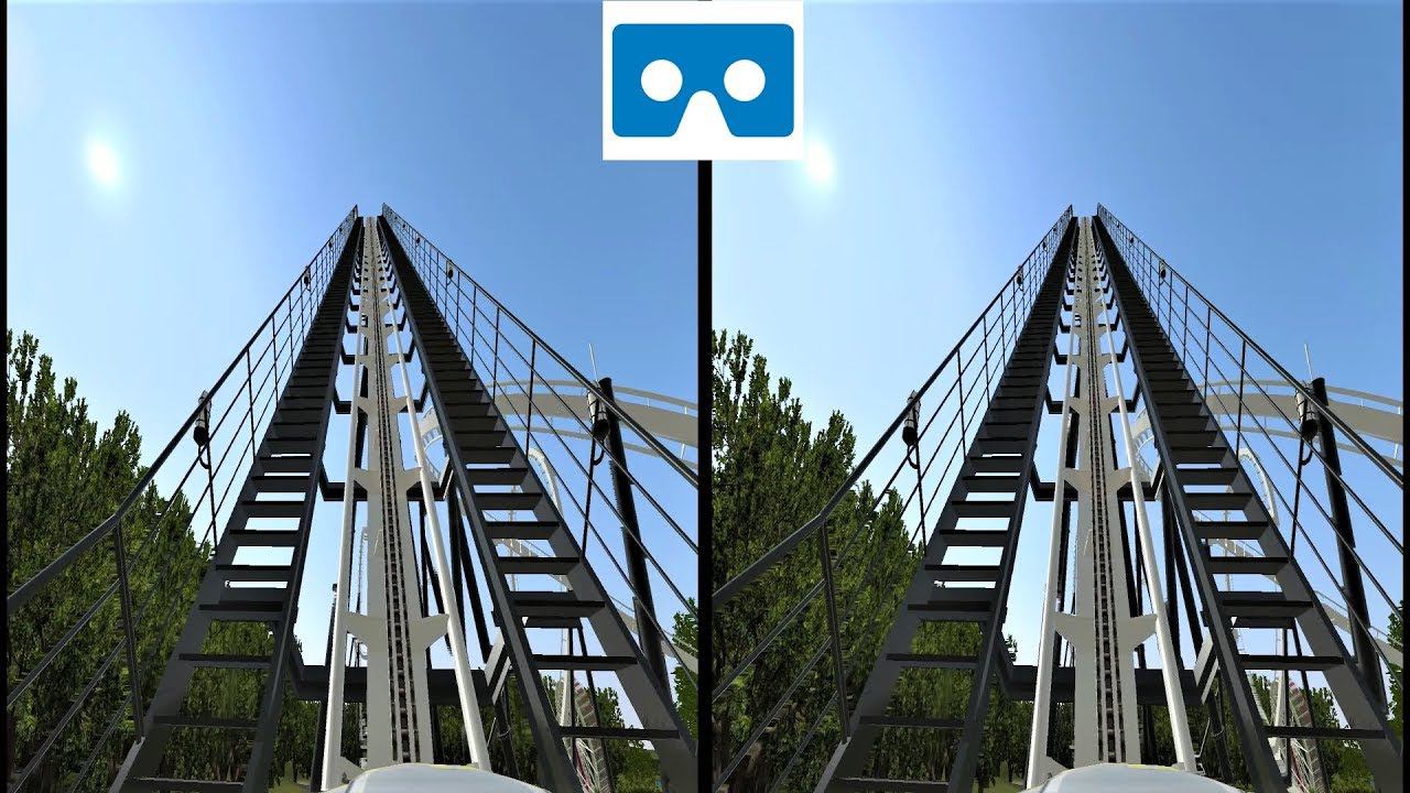 Roller Coaster 24 Американские Горки видео для VR очков 3D SBS VR box смотреть онлайн