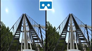 Roller Coaster 24 Американские Горки видео для VR очков 3D SBS VR box