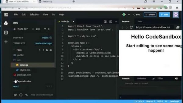 Что такое codesandbox ("песочница")?