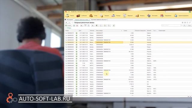 Вывод Заказ-нарядов в Сводном ремонтном заказе смотреть онлайн
