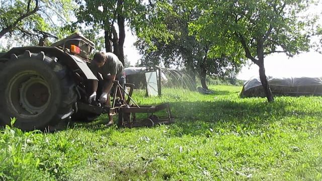 Самодельная картофелекопалка к трактору т25.
