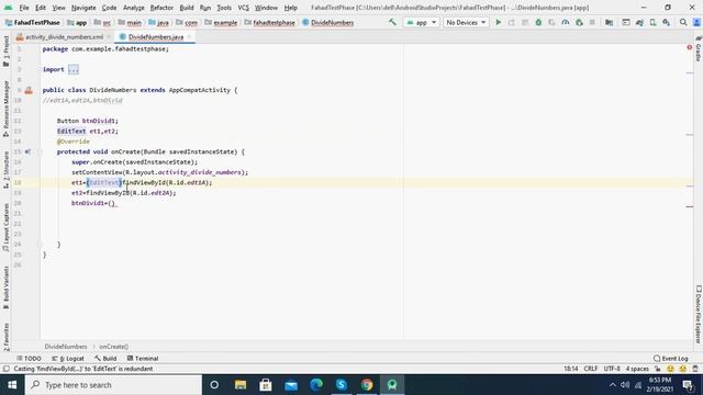 Android Studio | how to divide two numbers in hindi|urdu смотреть онлайн