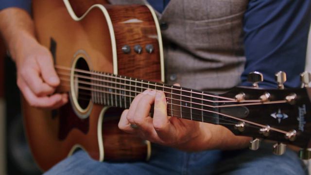 Taylor 714ce Walnut Ltd. Ed. V-Class GA Acoustic-Electric Guitar | Andy Powers Demo смотреть онлайн