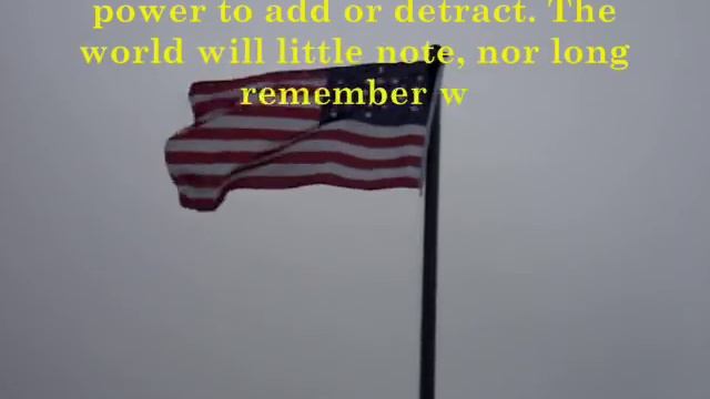 The Gettysburg Address - Abraham Lincoln 1863