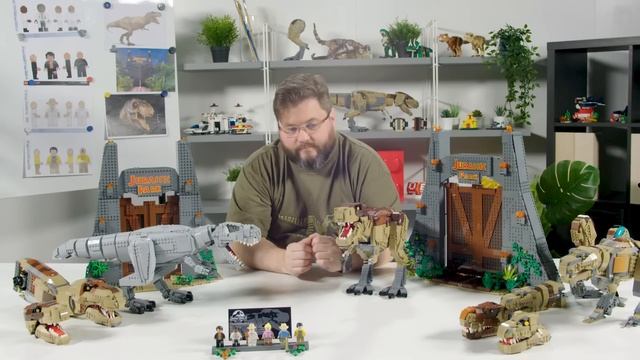 Jurassic Park: T. Rex Rampage | LEGO Jurassic World Designer Video | 75936
