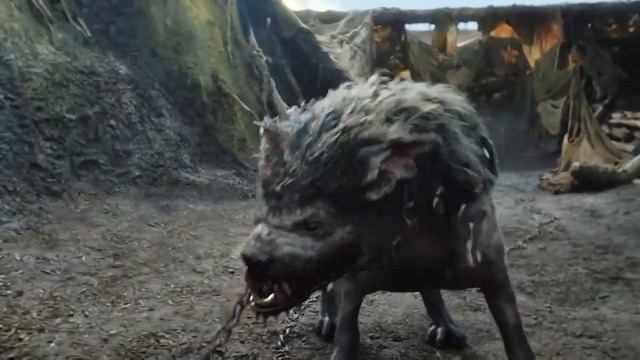 Arondir Fights Beast | THE RINGS OF POWER