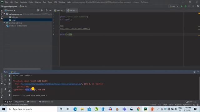How to Take User Input in Python?[Hindi]| #5 #coder #codewithsheetal смотреть онлайн