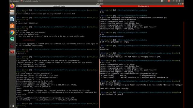 Git, como trabajar en equipo смотреть онлайн