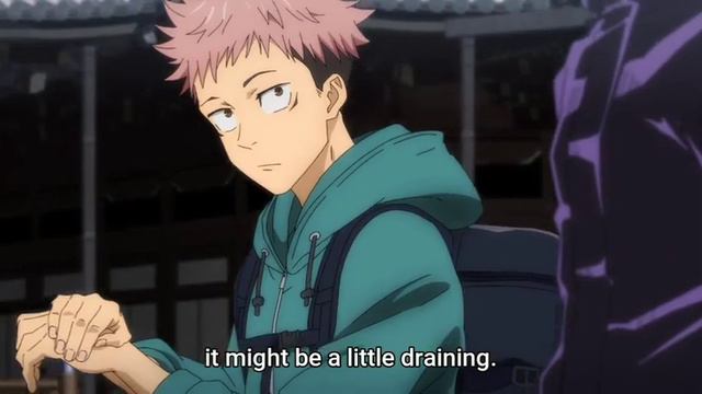 Gojo says Nah Id win. in Season 1 Episode 2 real
