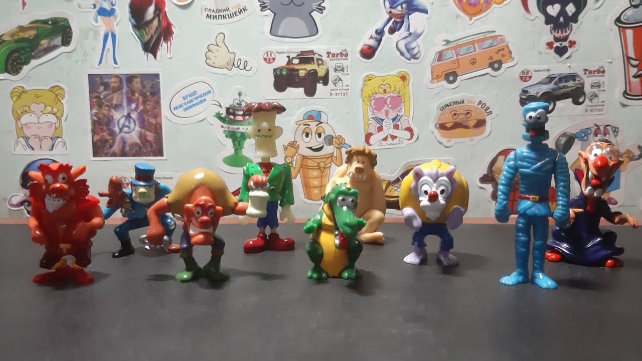 ОТЕЛЬ МОНСТРОВ из Киндер-Сюрпризов / Обзор раритетной коллекции! смотреть онлайн