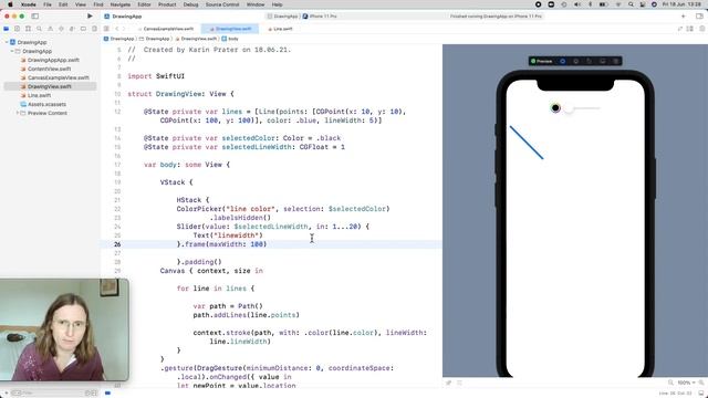How to make a drawing app with SwiftUI 3 - part 1 - Canvas, Shapes, Path and Drag gesture смотреть онлайн