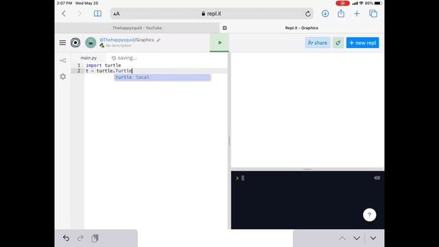 Python Turtle Graphics-Goto смотреть онлайн