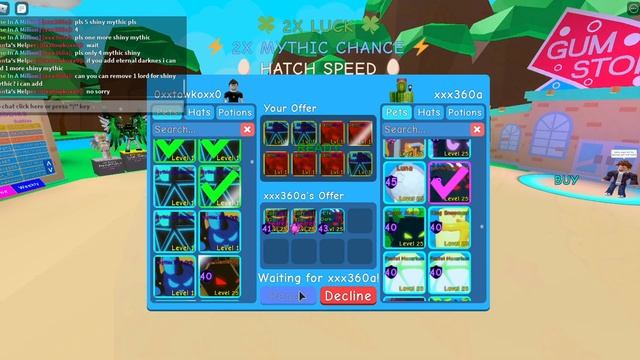 10 hours trading in Bubble Gum Simulator |Roblox| 7 смотреть онлайн