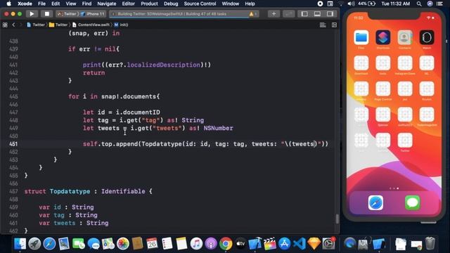 Twitter Using Firebase With SwiftUI Part 4 Final - Twitter Clone Using Firebase With SwiftUI смотреть онлайн