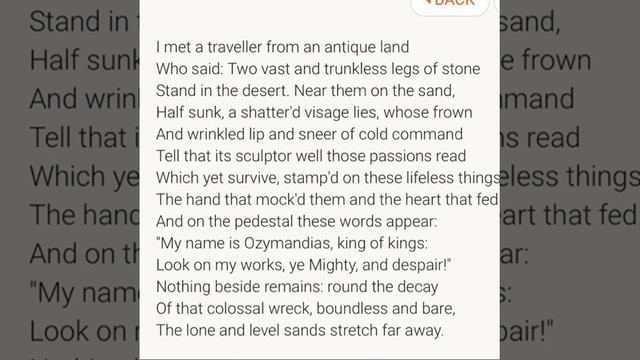 Ozymandias Shelley's ironic sonnet on the plight of dictators and humanity itself смотреть онлайн