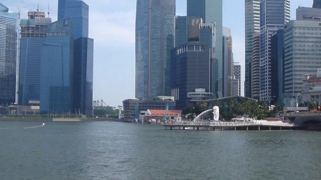Singapore Marina Bay Merlion Statue смотреть онлайн