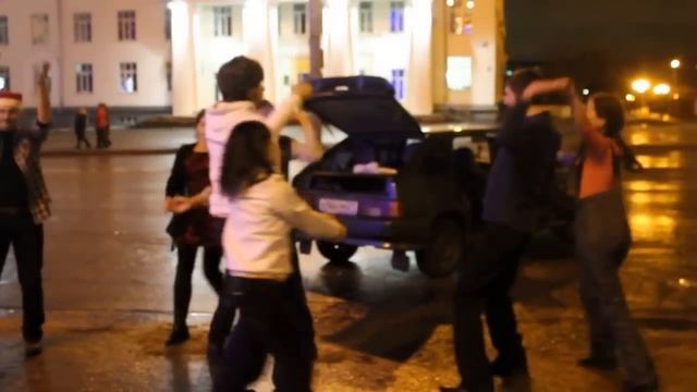 Встреча 2014 года на Площади Республики, г.Чебоксары. Руэда студии Капелия смотреть онлайн