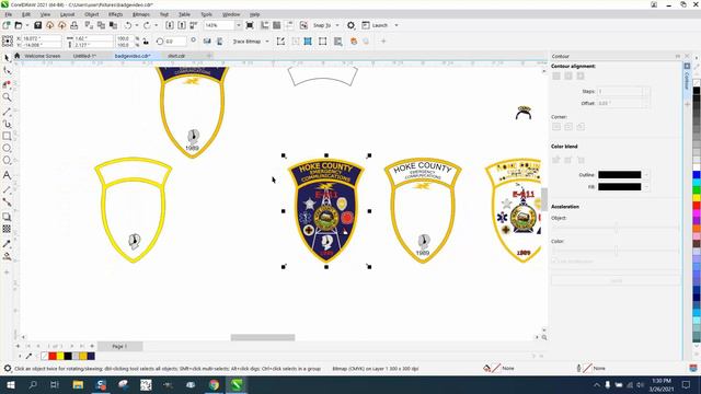 Corel Draw Tips & Tricks Redraw this logo from scratch Part 3 Text to path смотреть онлайн