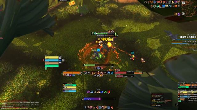 Guardian Druid Tank POV The Everbloom Mythic +23 | Fortified Entangling Bolstering S3 смотреть онлайн