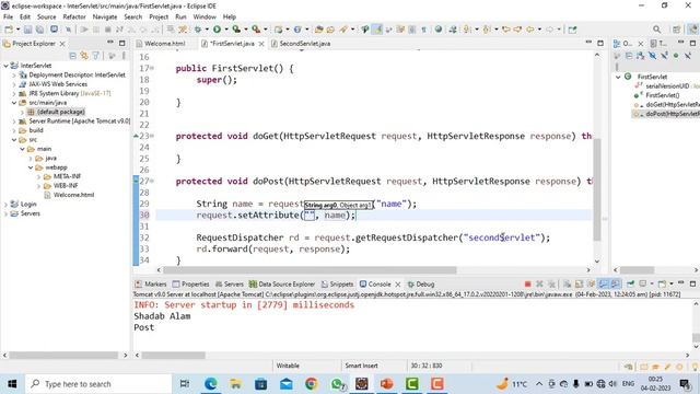 Inter Servlet Commmunication смотреть онлайн