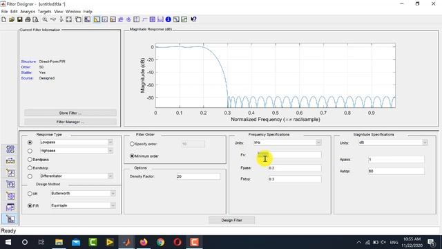 Design FIR in Matlab | FIR & IIR filters in Matlab смотреть онлайн