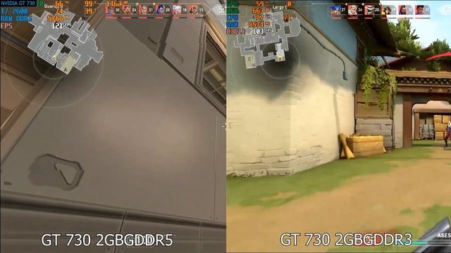 NVIDIA GT 730 GDDR5 VS GDDR3