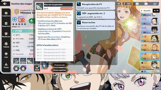 Black Clover M : Analyse de Mimosa Vermillion "académie de Clover" verte смотреть онлайн