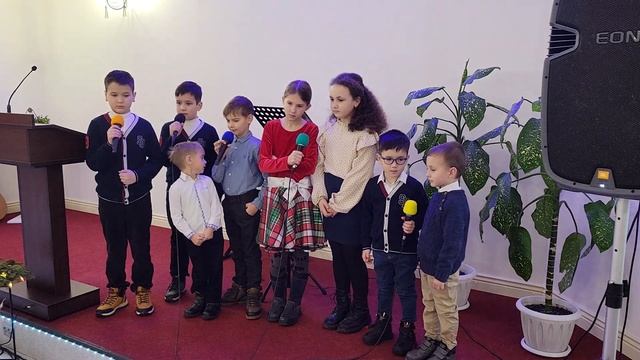 Рождественская программа детей ц. Дом Отца смотреть онлайн