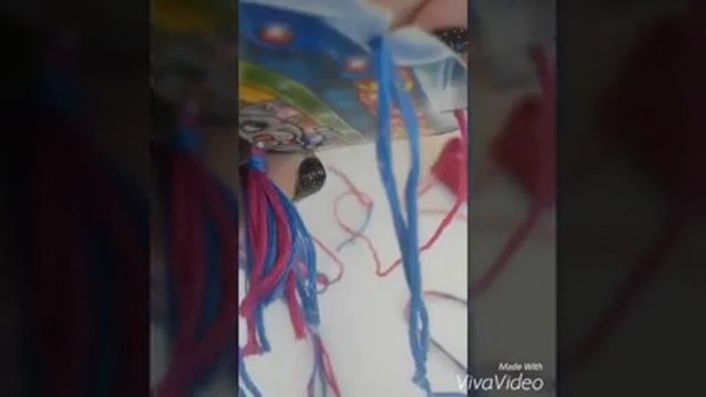 Очень легкое но красивое плетение из нитей |DIY смотреть онлайн