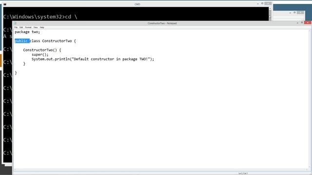 Learn Java Programming - Default (Package-Private) Access Applied to a Constructor смотреть онлайн