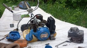 Меняем поршневую на бензокосе (триммере) самый простой способ