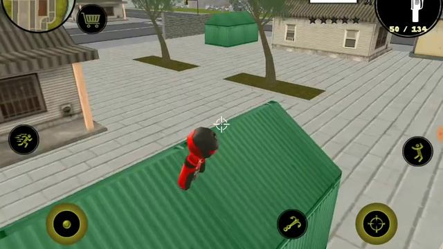 Нашёл баг в игре Stickman rope hero 1 смотреть онлайн