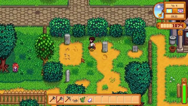 Рыбалка и Огород | Горная ферма | Stardew Valley #2 смотреть онлайн