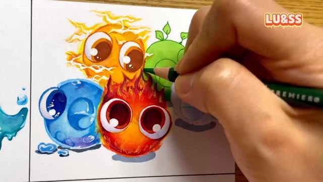 [Drawing] Elemental Rainbow Friends Chapter 2 [ROBLOX] - Cyan, Lookies смотреть онлайн