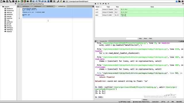 Python Lecture 22: Reading and Saving Data Files смотреть онлайн