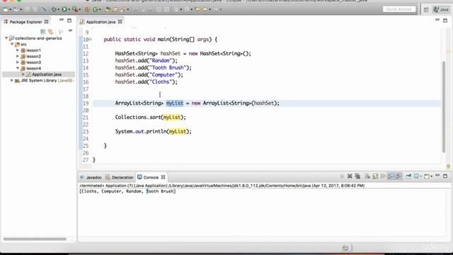 Collection Methods and Using the Comparable Interface in Java смотреть онлайн