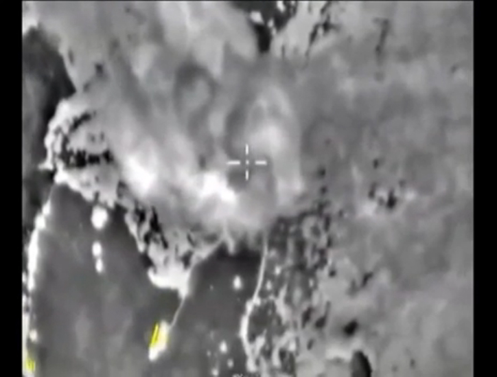 Нанесение удара по огневой позиции РСЗО подразделения боевиков ИГИЛ смотреть онлайн