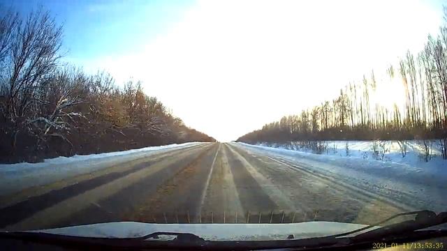 Дорога: Чебоксары - Шумерля январь 2021 смотреть онлайн