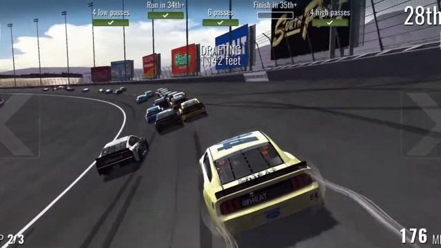 NASCAR HEAT MOBILE : Android Game play walkthrough - Part 2 смотреть онлайн