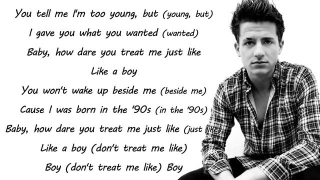 Charlie Puth Boy - песня с английским текстом смотреть онлайн