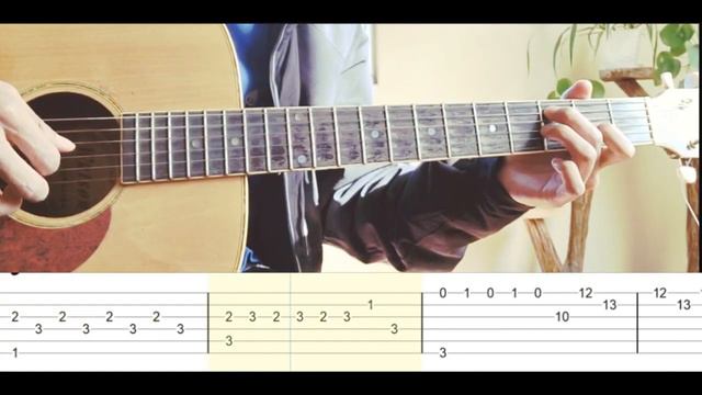 Øneheart x Reidenshi - Snowfall (Simple Guitar Tab) смотреть онлайн